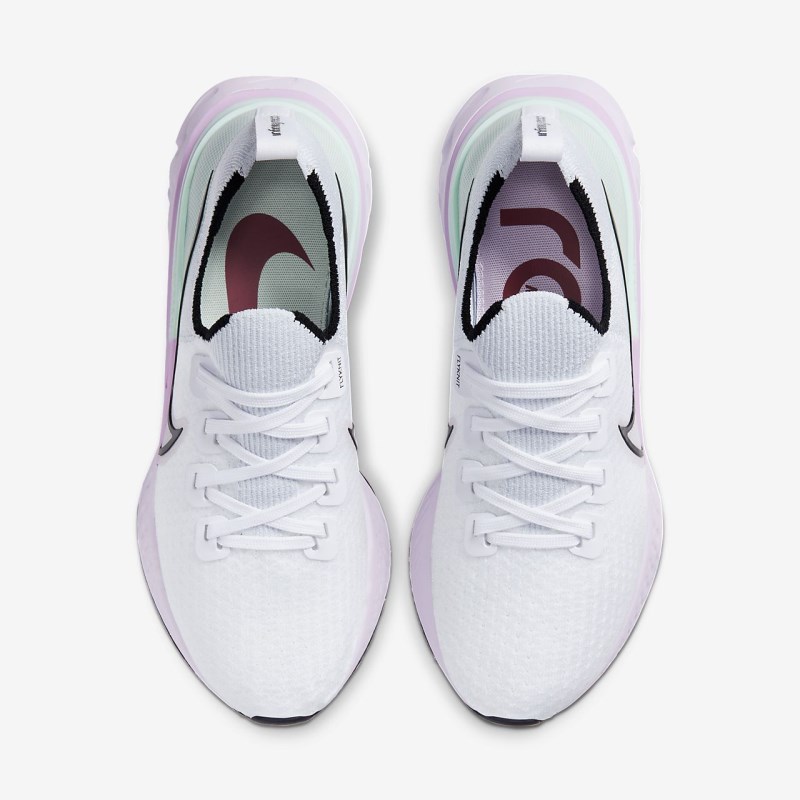 Nike React Infinity Run Flyknit Vandresko Dame Hvide | HJ6061-723