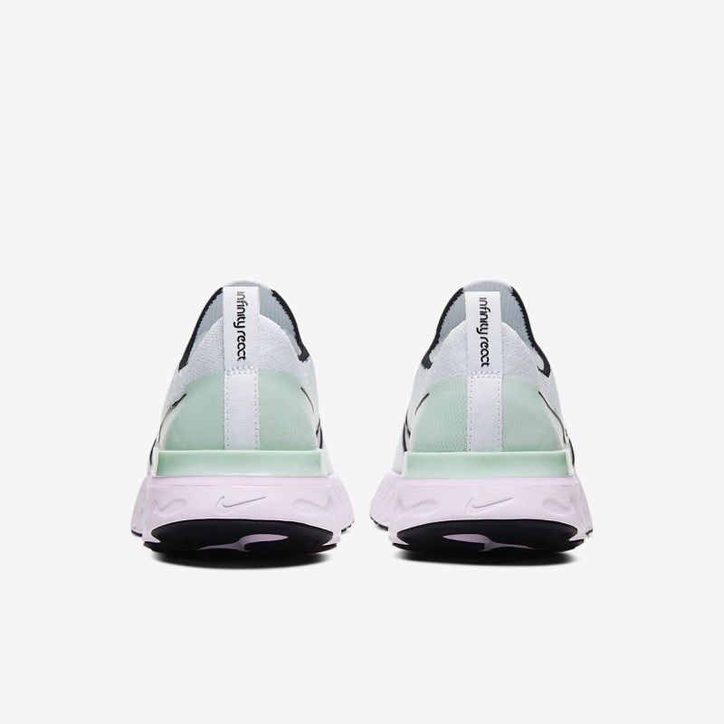 Nike React Infinity Run Flyknit Vandresko Dame Hvide | HJ6061-723