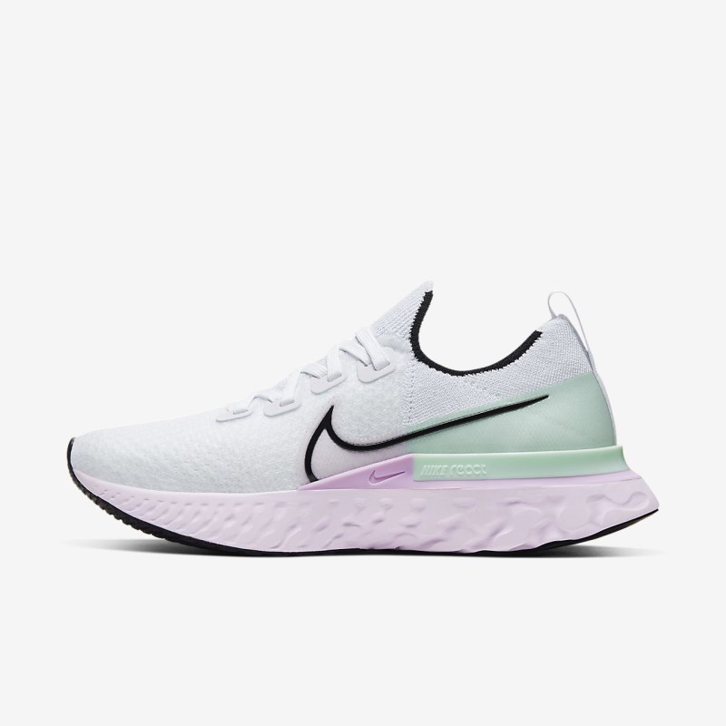 Nike React Infinity Run Flyknit Vandresko Dame Hvide | HJ6061-723