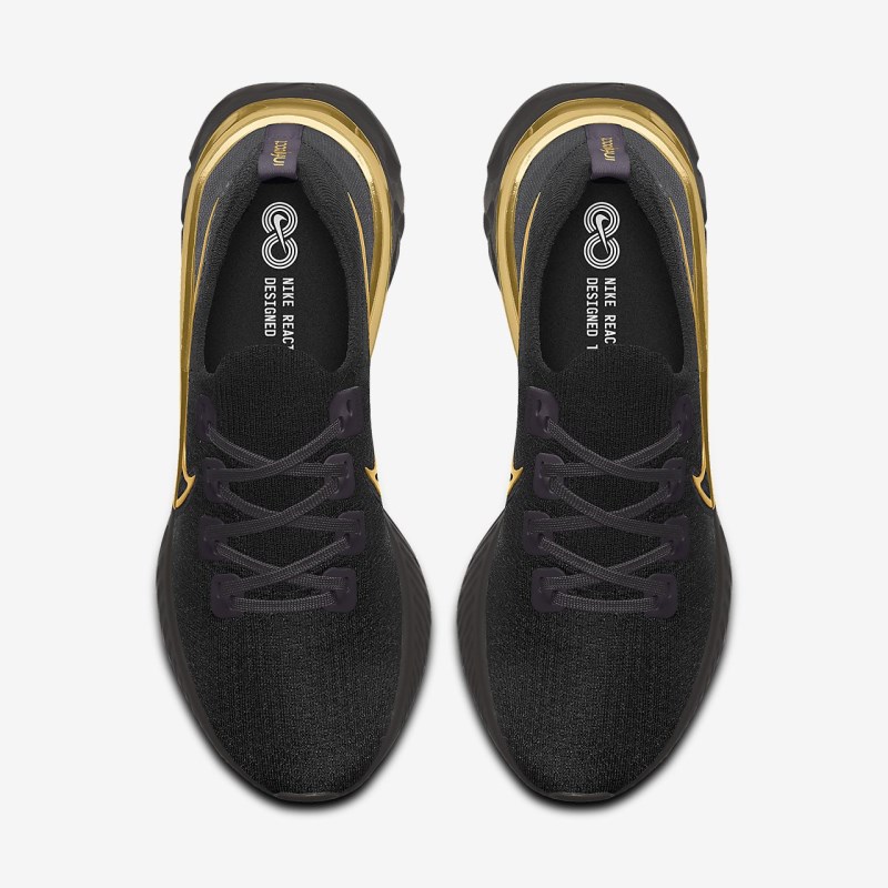 Nike React Infinity Run Flyknit Vandresko Dame Sort | HL2270-587