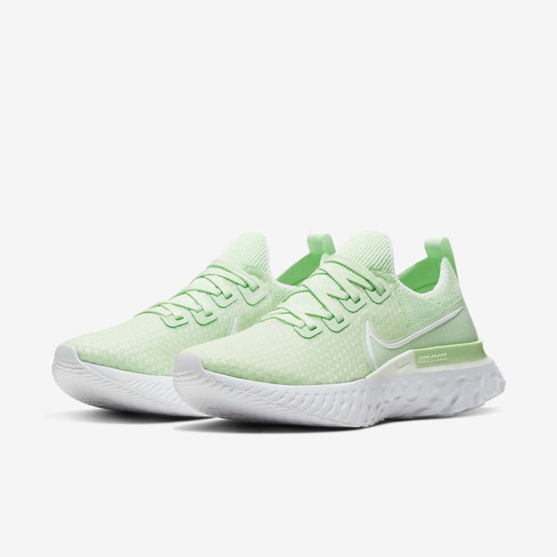 Nike React Infinity Run Flyknit Vandresko Dame Grøn | KU9976-715