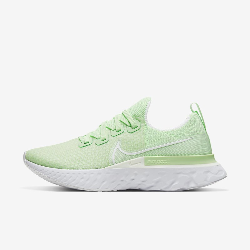 Nike React Infinity Run Flyknit Vandresko Dame Grøn | KU9976-715