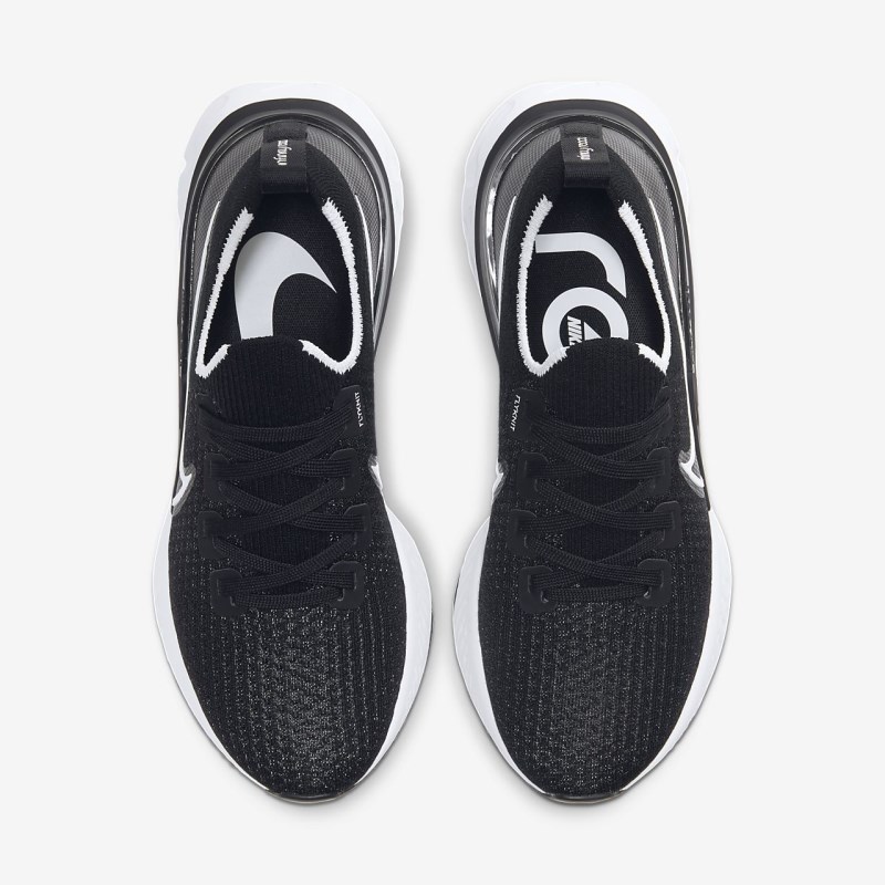Nike React Infinity Run Flyknit Vandresko Dame Sort | MK0616-743