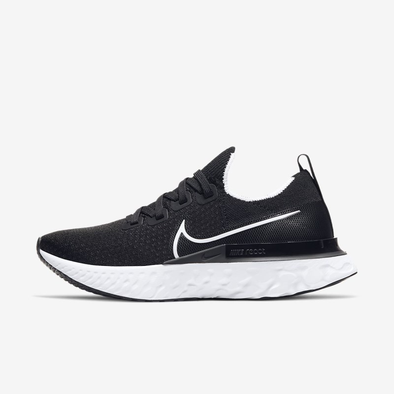 Nike React Infinity Run Flyknit Vandresko Dame Sort | MK0616-743