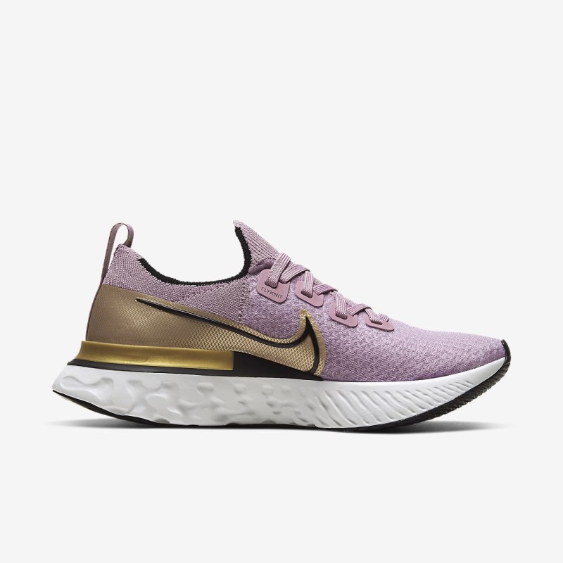 Nike React Infinity Run Flyknit Vandresko Dame Lilla | QJ9795-187