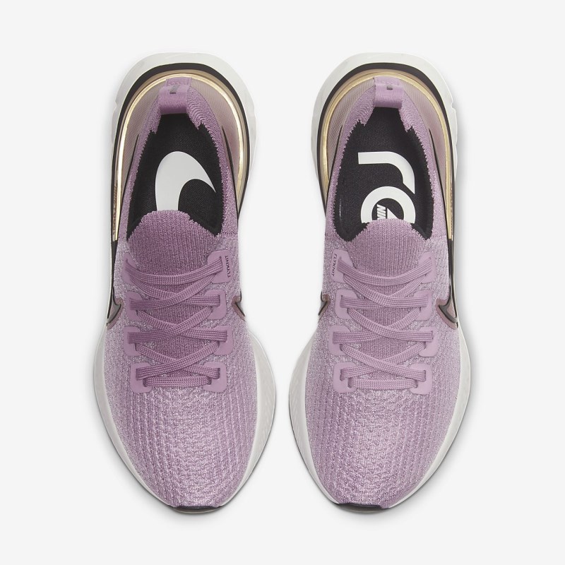 Nike React Infinity Run Flyknit Vandresko Dame Lilla | QJ9795-187