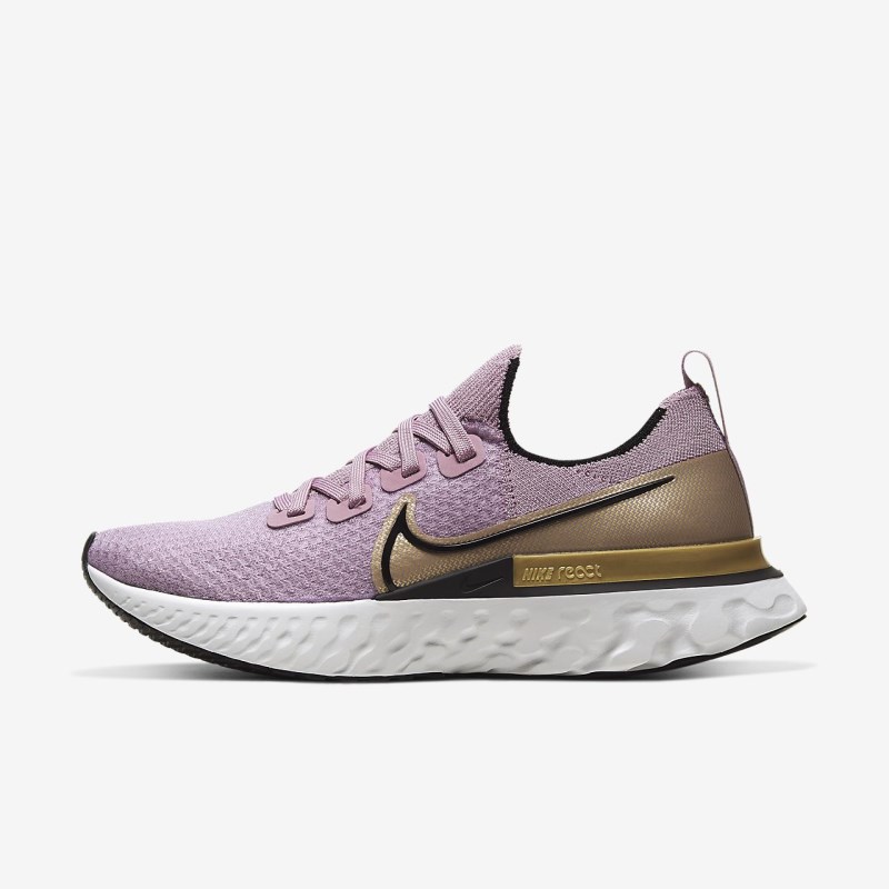 Nike React Infinity Run Flyknit Vandresko Dame Lilla | QJ9795-187