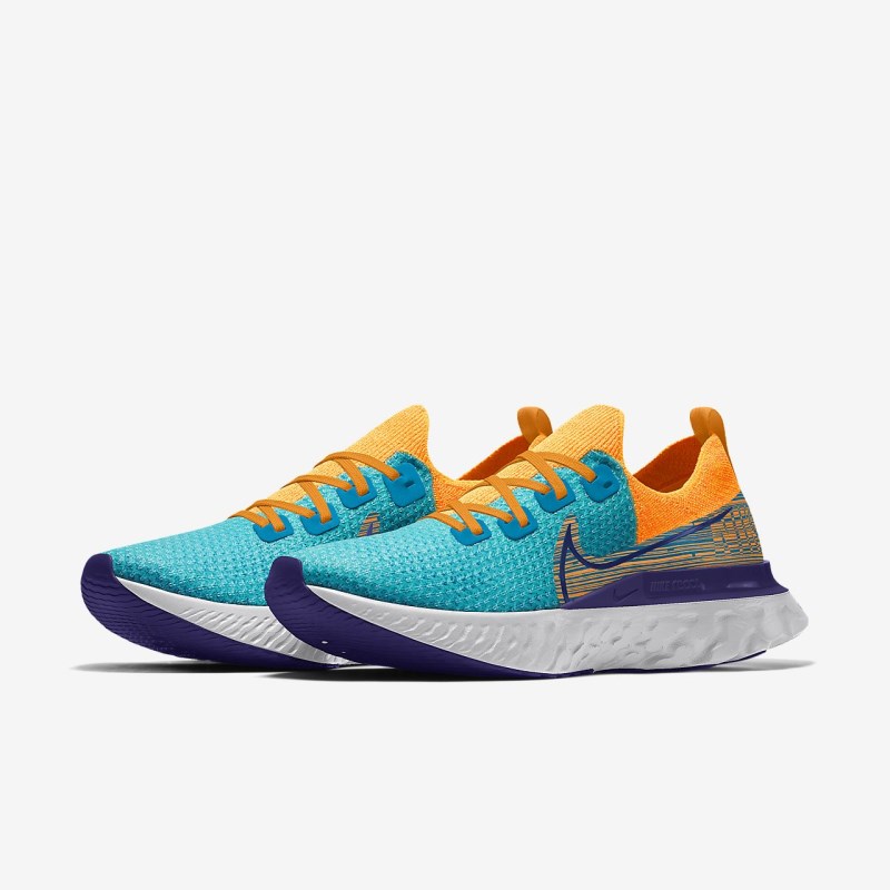 Nike React Infinity Run Flyknit Vandresko Herre Blå | XZ6381-195