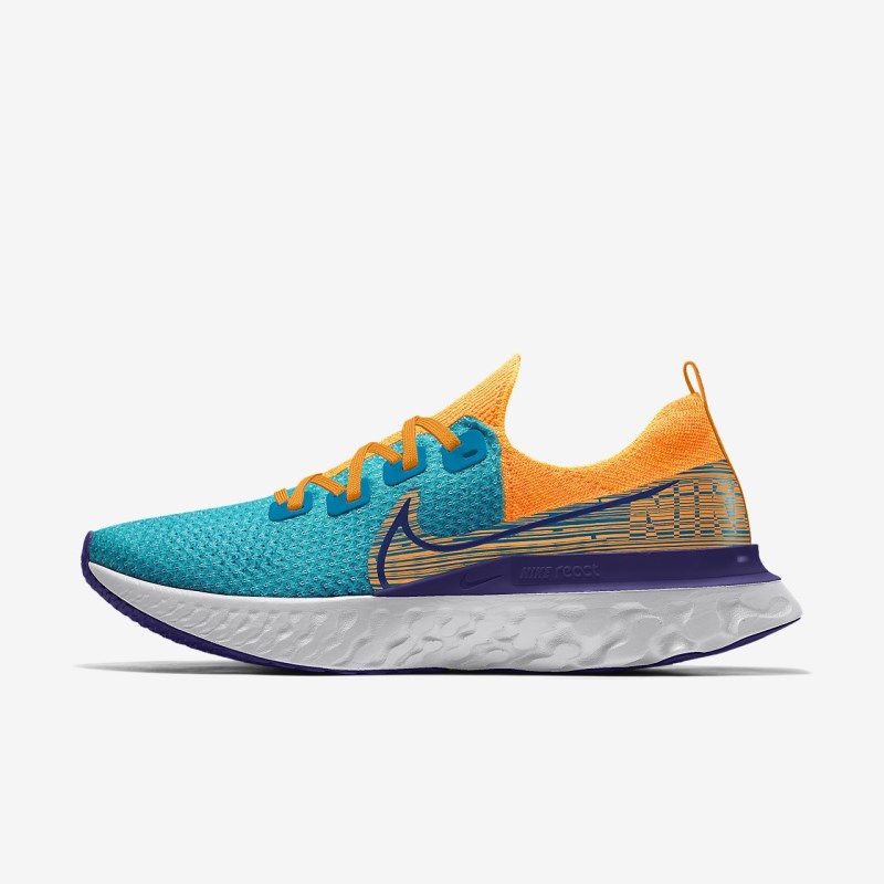 Nike React Infinity Run Flyknit Vandresko Herre Blå | XZ6381-195