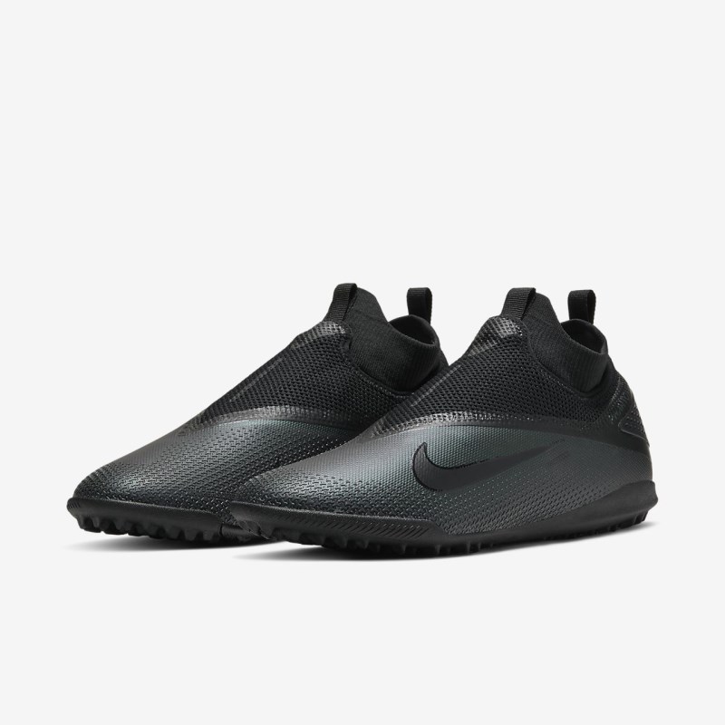 Nike React Phantom Vision 2 Pro Dynamic Fit TF Fodboldsko Dame Sort | BK9441-590