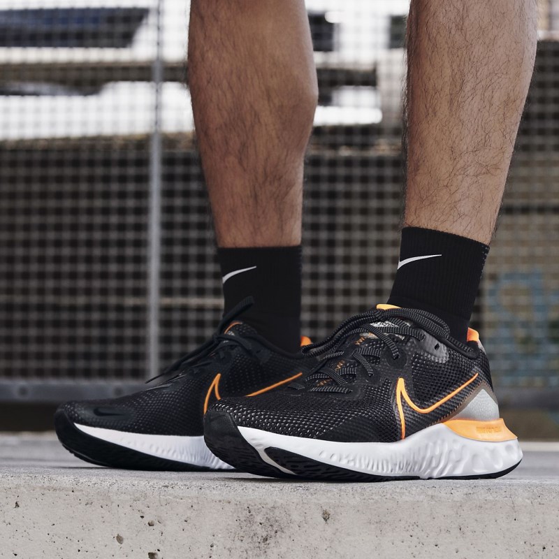 Nike Renew Run Vandresko Herre Sort | AE2322-489