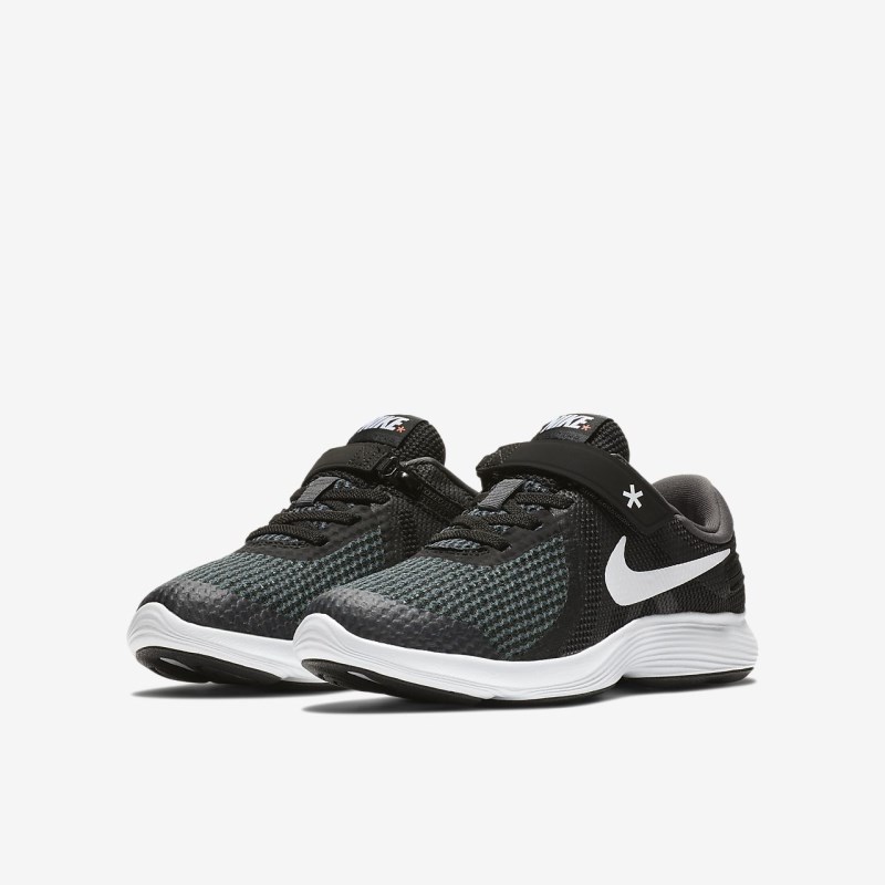 Nike Revolution 4 FlyEase Løbesko Børn Sort | XH2116-113