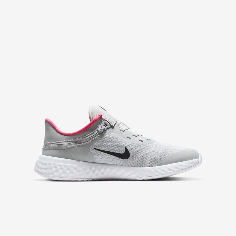 Nike Revolution 5 FlyEase Løbesko Børn Hvide | WQ9662-619