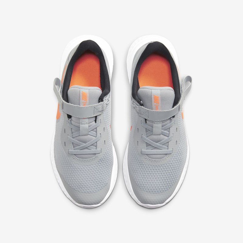 Nike Revolution 5 FlyEase Løbesko Børn LyseGrå | IK6001-570