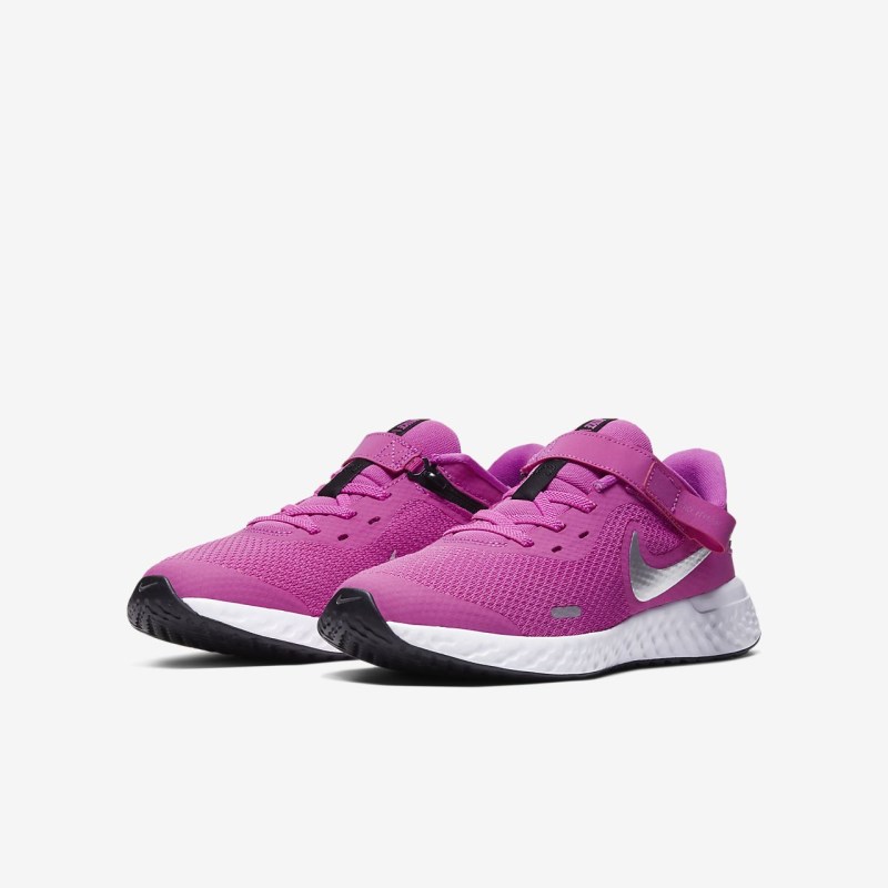 Nike Revolution 5 FlyEase Løbesko Børn Sort | HI9018-416
