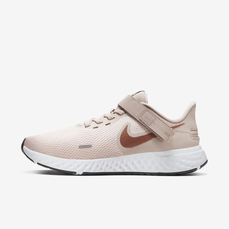 Nike Revolution 5 FlyEase Løbesko Dame Lyserød | KT3146-273