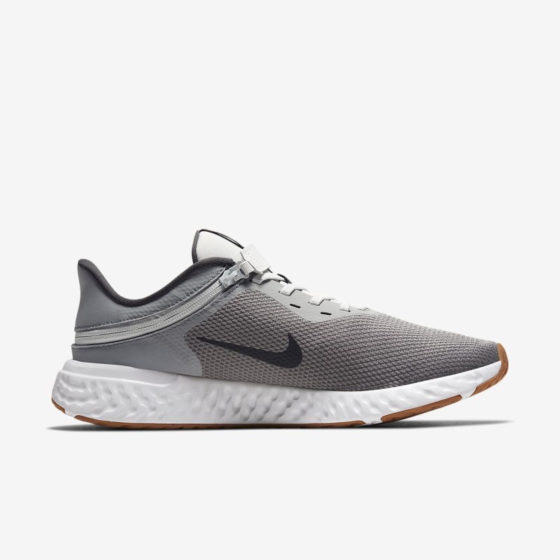 Nike Revolution 5 FlyEase Vandresko Herre Grå | YC7164-711