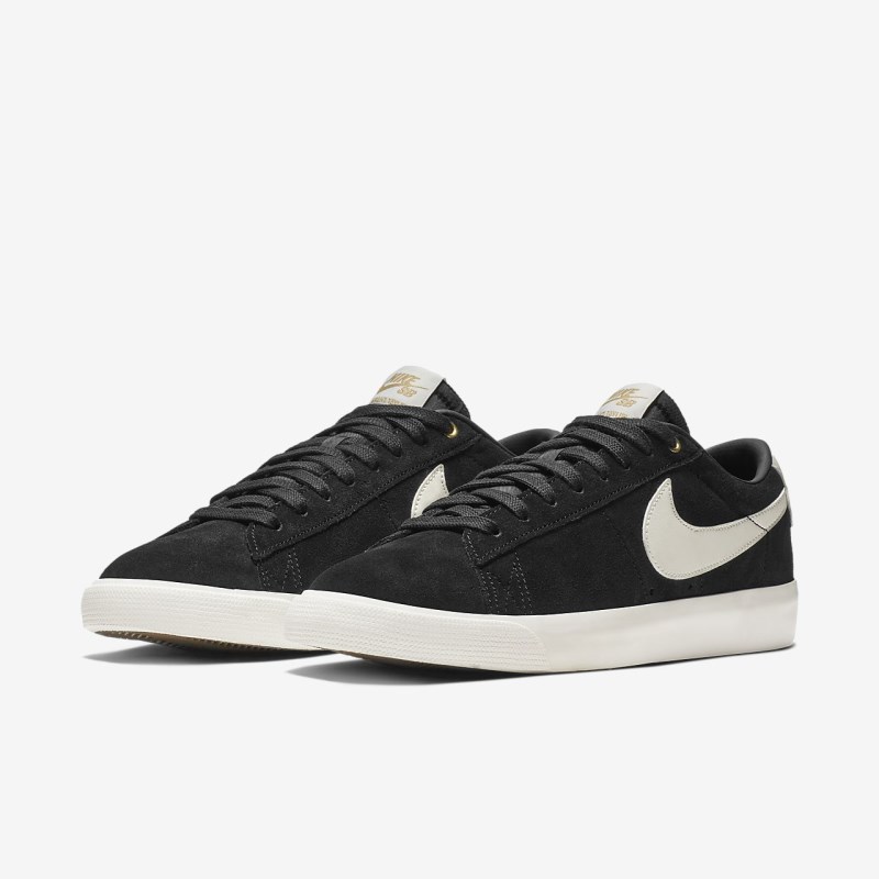 Nike SB Blazer Lav GT Sneakers Herre Sort | OQ0880-090