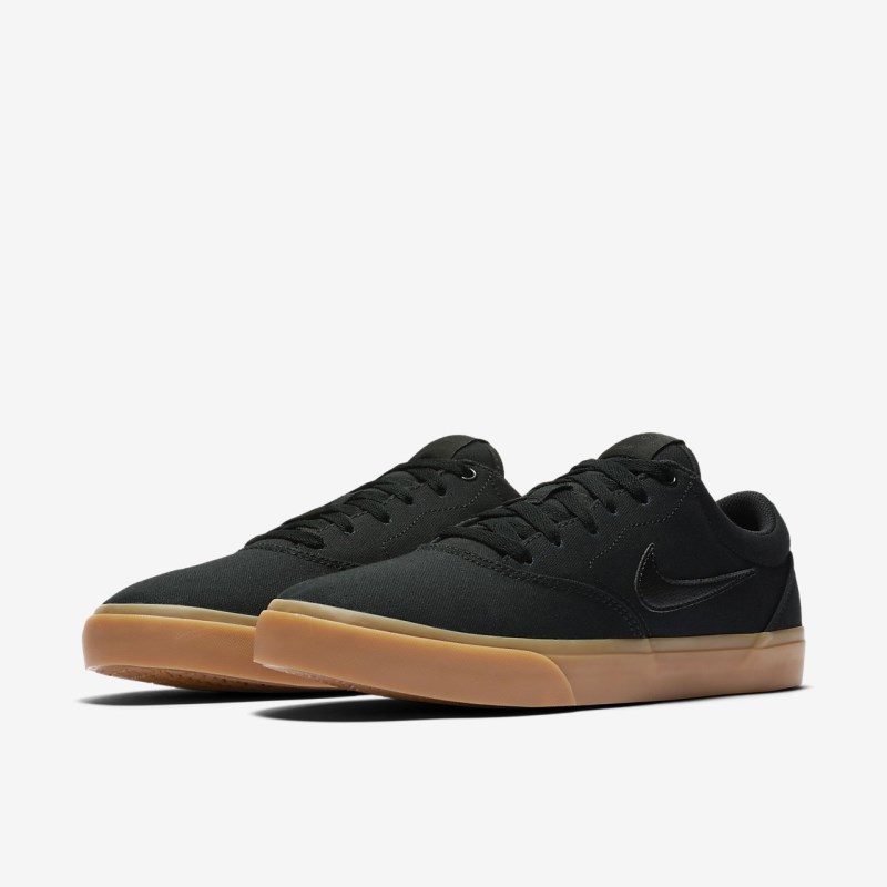 Nike SB Charge Lærred Skate Sko Dame Sort | NZ1824-178