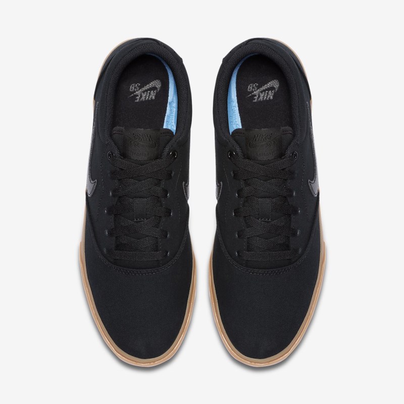 Nike SB Charge Lærred Skate Sko Dame Sort | NZ1824-178