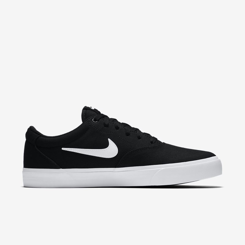 Nike SB Charge Lærred Skate Sko Dame Sort | ZT5843-466