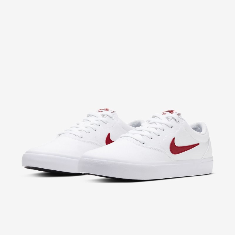 Nike SB Charge Lærred Skate Sko Herre Hvide | HE9617-562