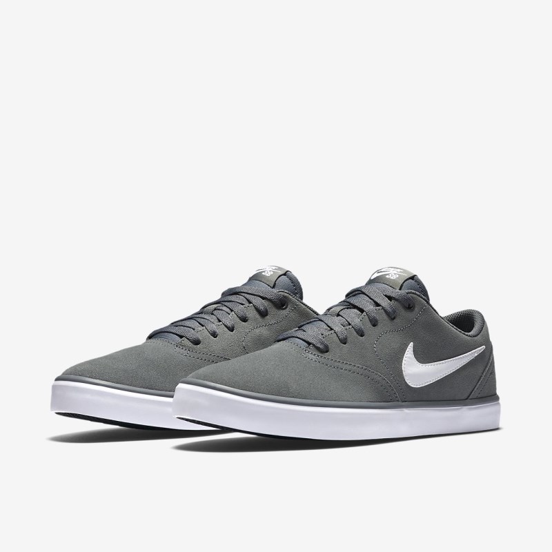 Nike SB Check Solarsoft Skate Sko Herre Grå | DW7395-487