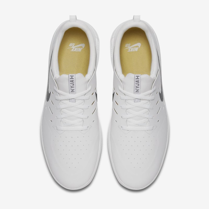 Nike SB Nyjah Free Skate Sko Dame Hvide | GL3395-717