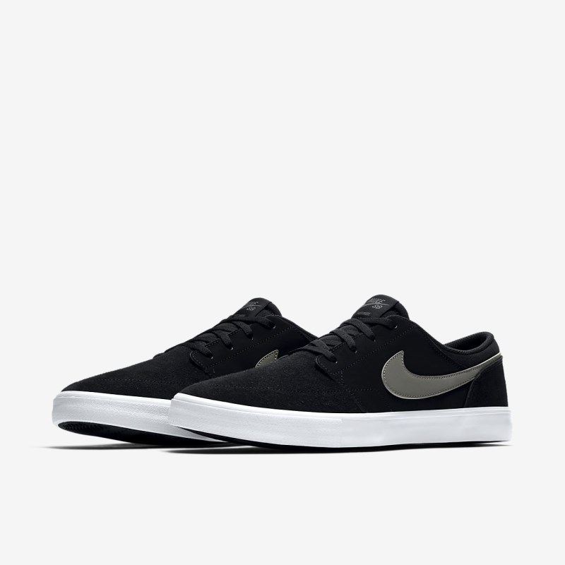 Nike SB Solarsoft Portmore II Skate Sko Herre Sort | KT9132-310