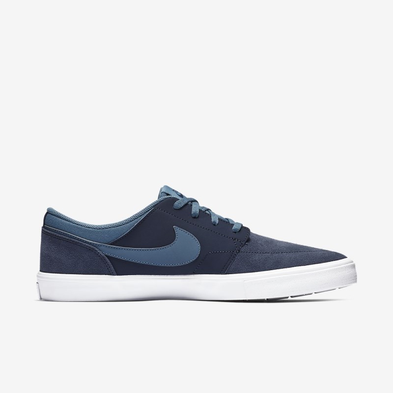 Nike SB Solarsoft Portmore II Skate Sko Herre Obsidian | QM4759-232