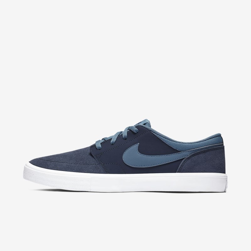 Nike SB Solarsoft Portmore II Skate Sko Herre Obsidian | QM4759-232