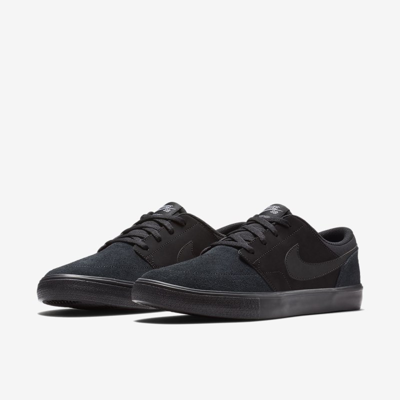 Nike SB Solarsoft Portmore II Skate Sko Herre Sort | WA6550-013