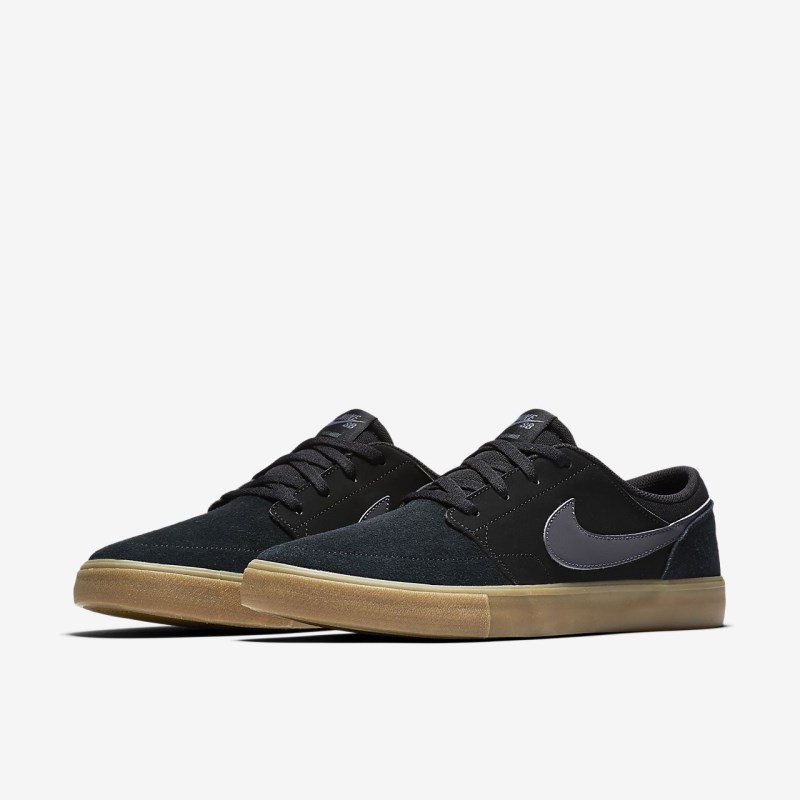 Nike SB Solarsoft Portmore II Sneakers Herre Sort | GF0671-351