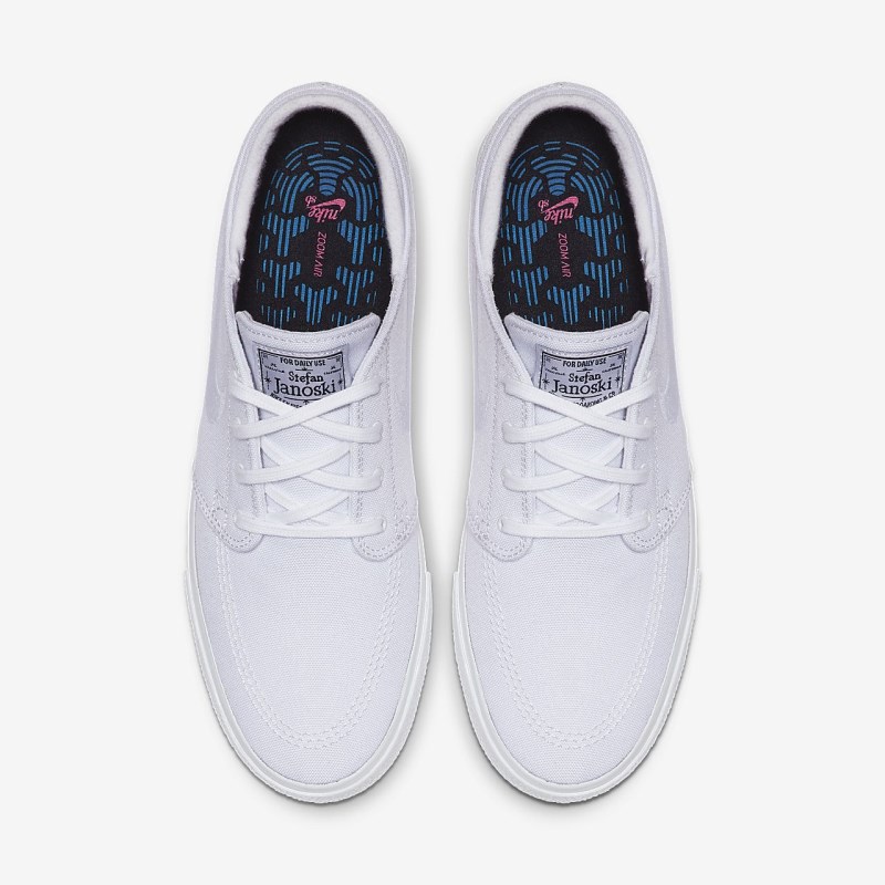 Nike SB Zoom Stefan Janoski Lærred RM Skate Sko Dame Hvide | CA4330-721