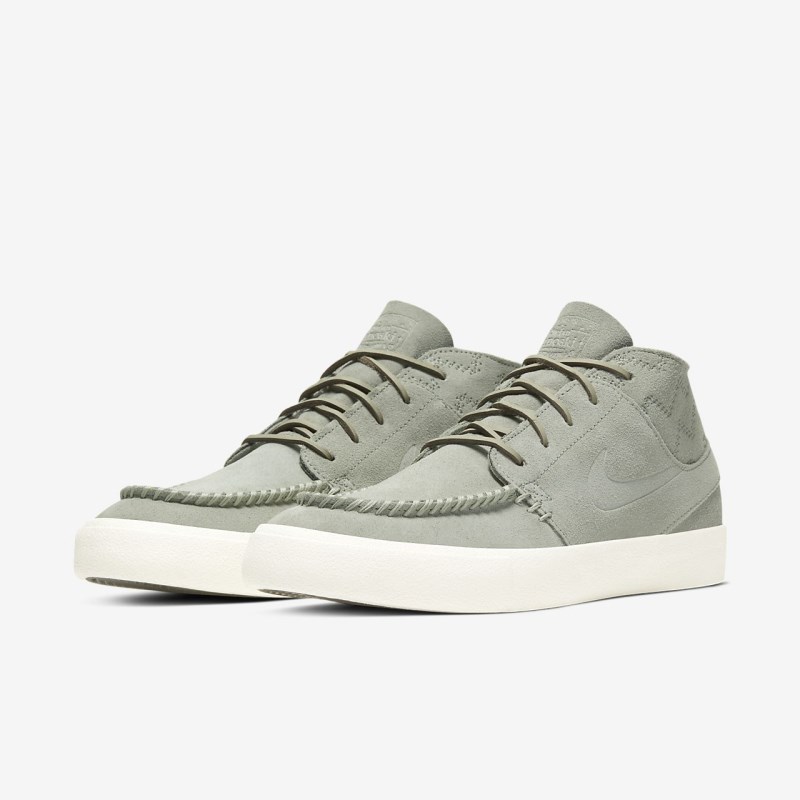 Nike SB Zoom Stefan Janoski Mid Crafted Skate Sko Herre Sort | AZ4109-711