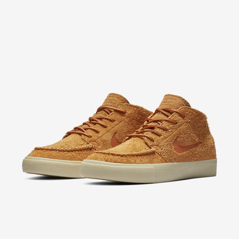 Nike SB Zoom Stefan Janoski Mid Crafted Skate Sko Herre Brune | YE8231-435
