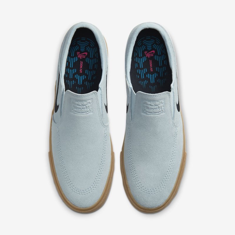 Nike SB Zoom Stefan Janoski Slip RM Skate Sko Dame LyseBlå | SV2550-666