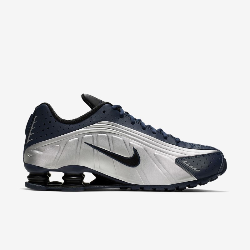 Nike Shox R4 Sneakers Herre MørkeBlå | KN3700-594