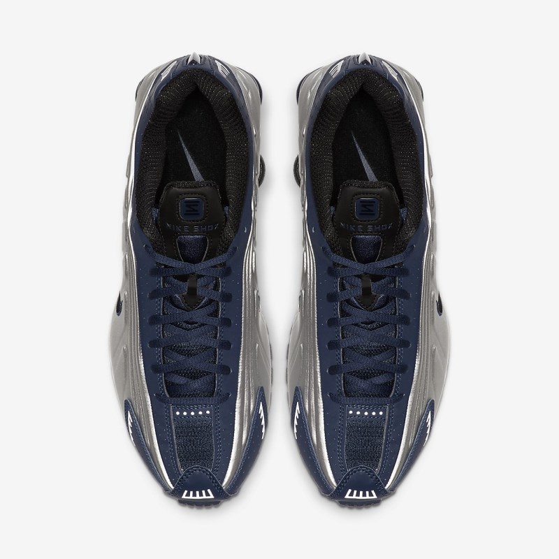 Nike Shox R4 Sneakers Herre MørkeBlå | KN3700-594