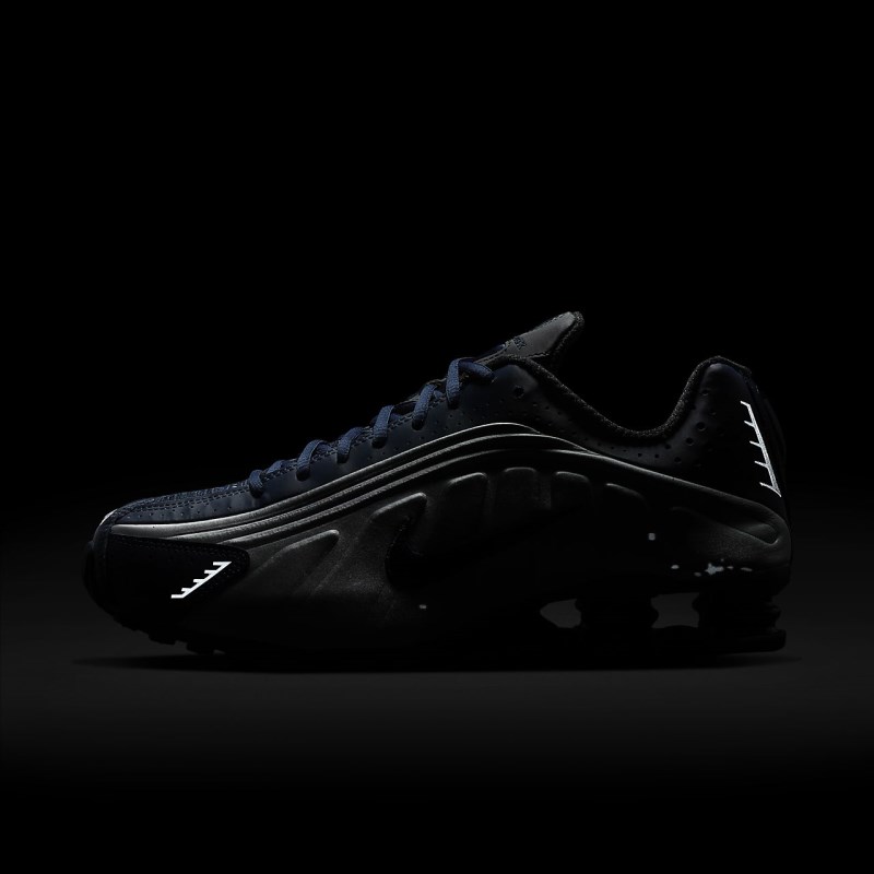 Nike Shox R4 Sneakers Herre MørkeBlå | KN3700-594