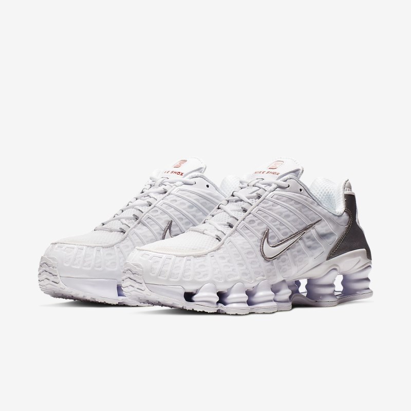 Nike Shox TL Sneakers Herre Hvide | MN6668-643