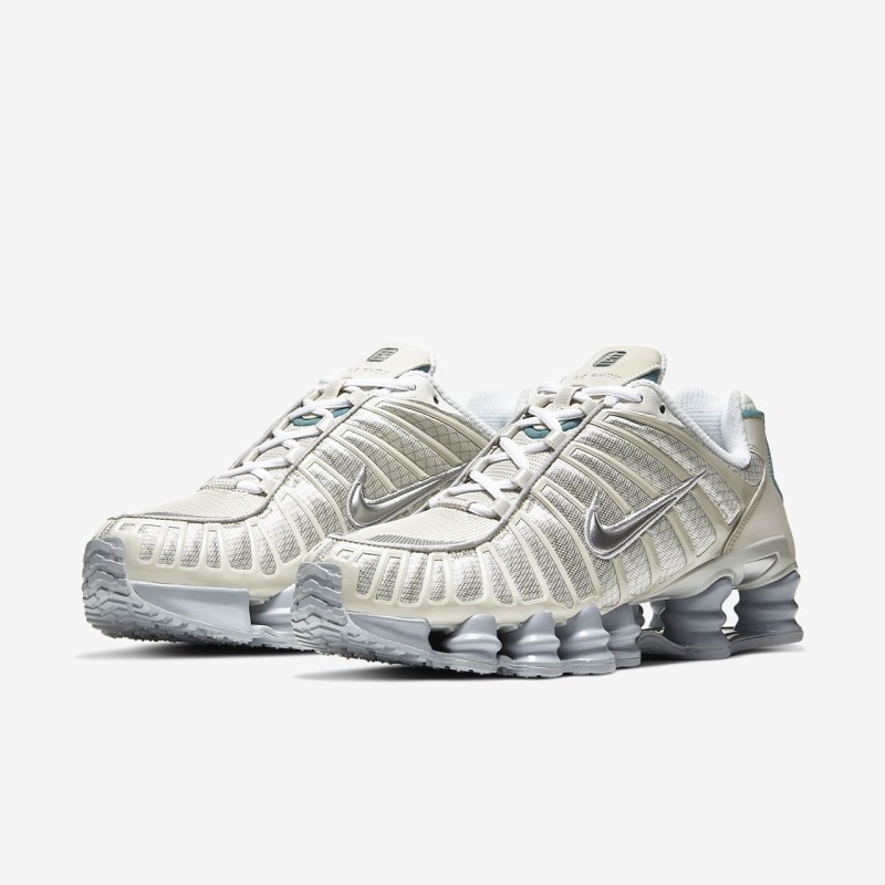 Nike Shox TL Sneakers Herre Sølv | KV8293-743