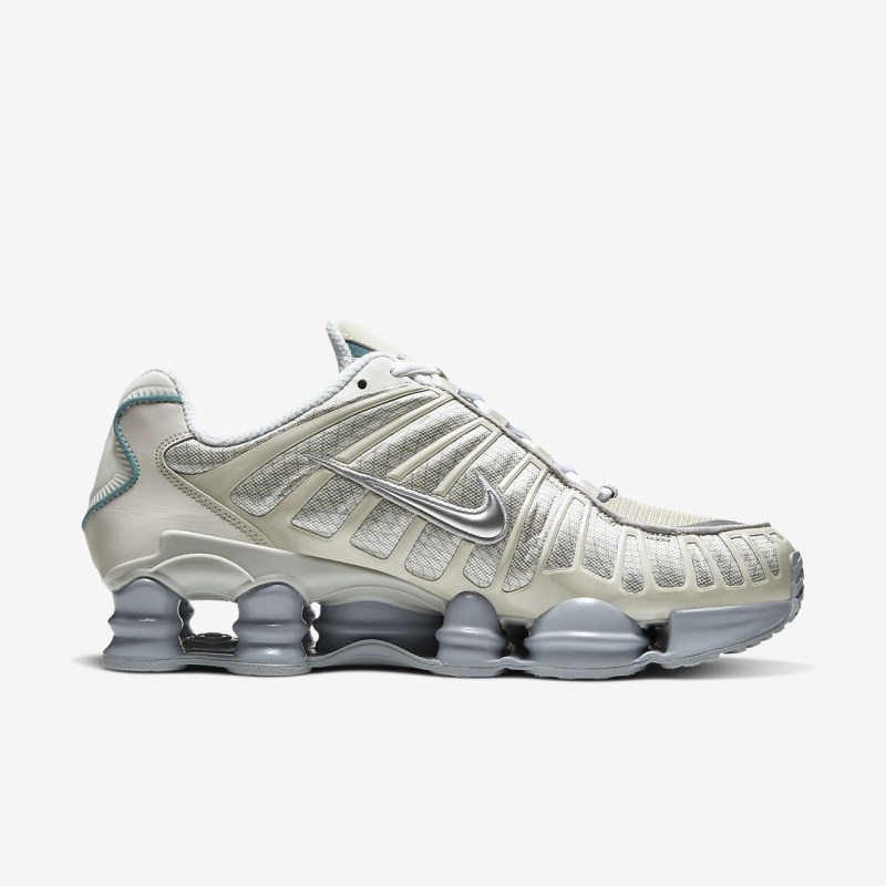Nike Shox TL Sneakers Herre Sølv | KV8293-743
