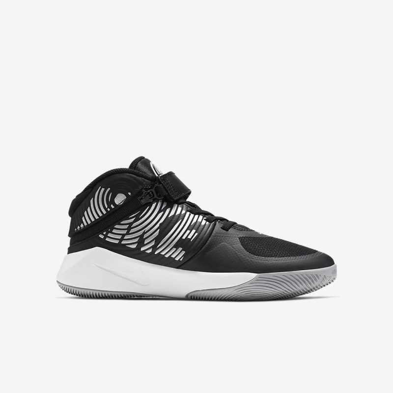 Nike Team Hustle D 9 FlyEase Basketball Sko Børn Sort | AS8279-671