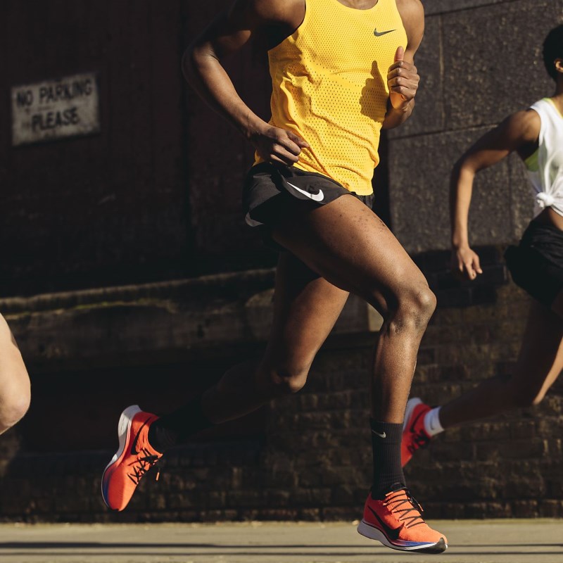 Nike Vaporfly 4 Flyknit Løbesko Herre Rød | AO8036-665