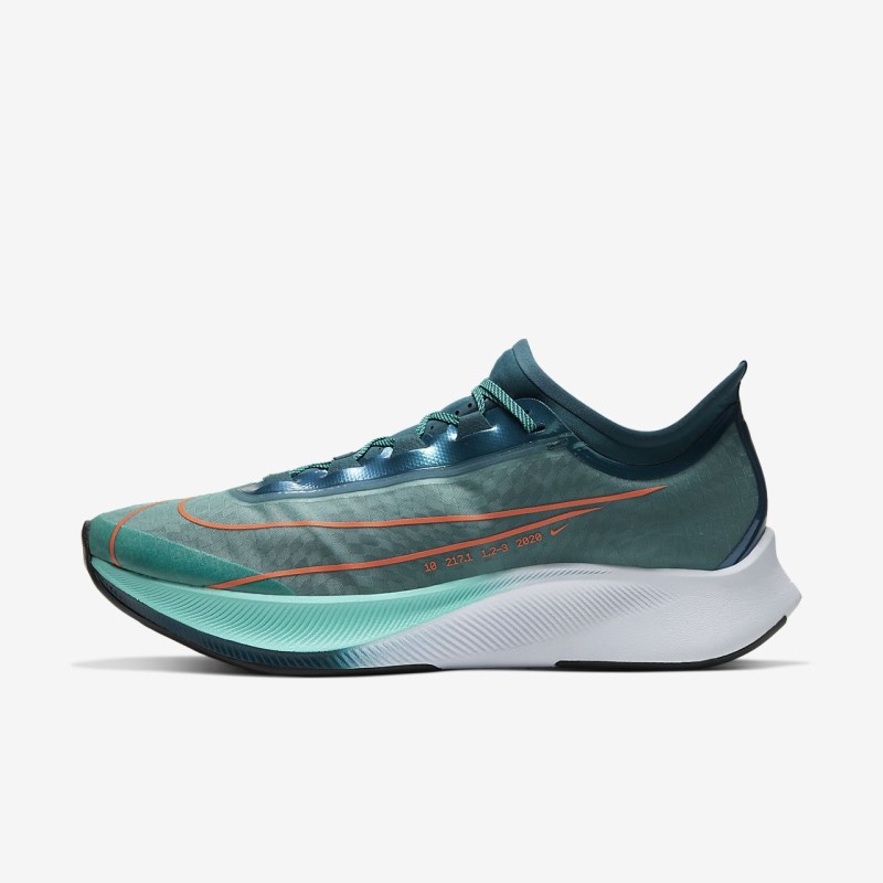 Nike Zoom Fly 3 Premium Løbesko Herre Turkis | WA2115-503