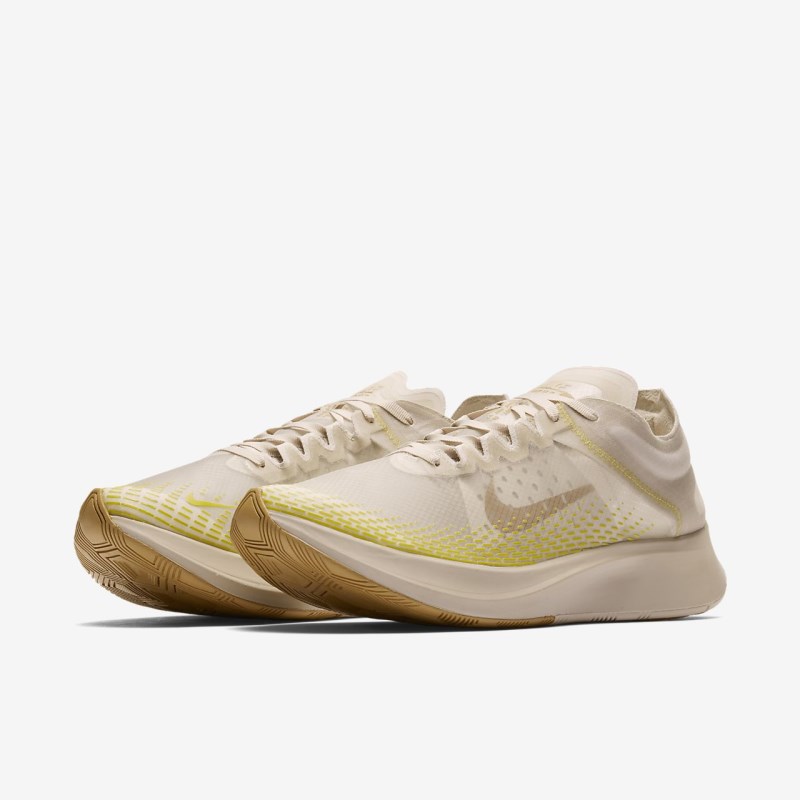 Nike Zoom Fly SP Fast Løbesko Dame Beige | FF9609-659