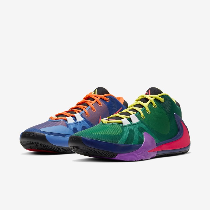 Nike Zoom Freak 1 Multi Basketball Sko Herre Flerfarvede | QD0162-271