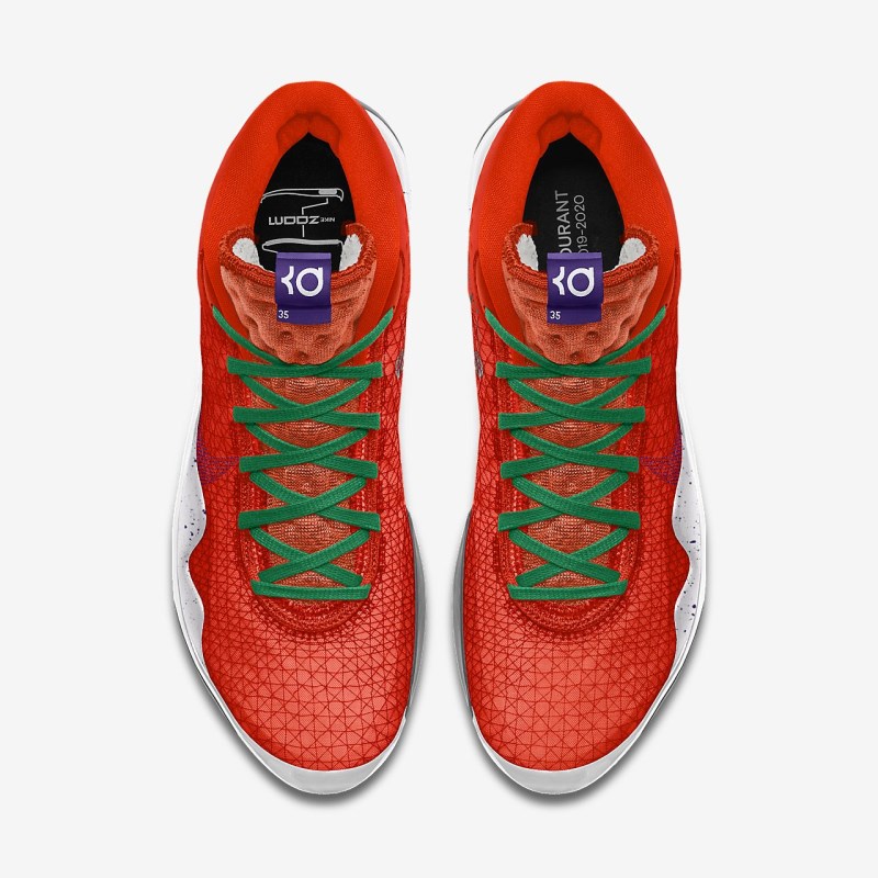 Nike Zoom KD12 Basketball Sko Dame Rød | SO0362-934