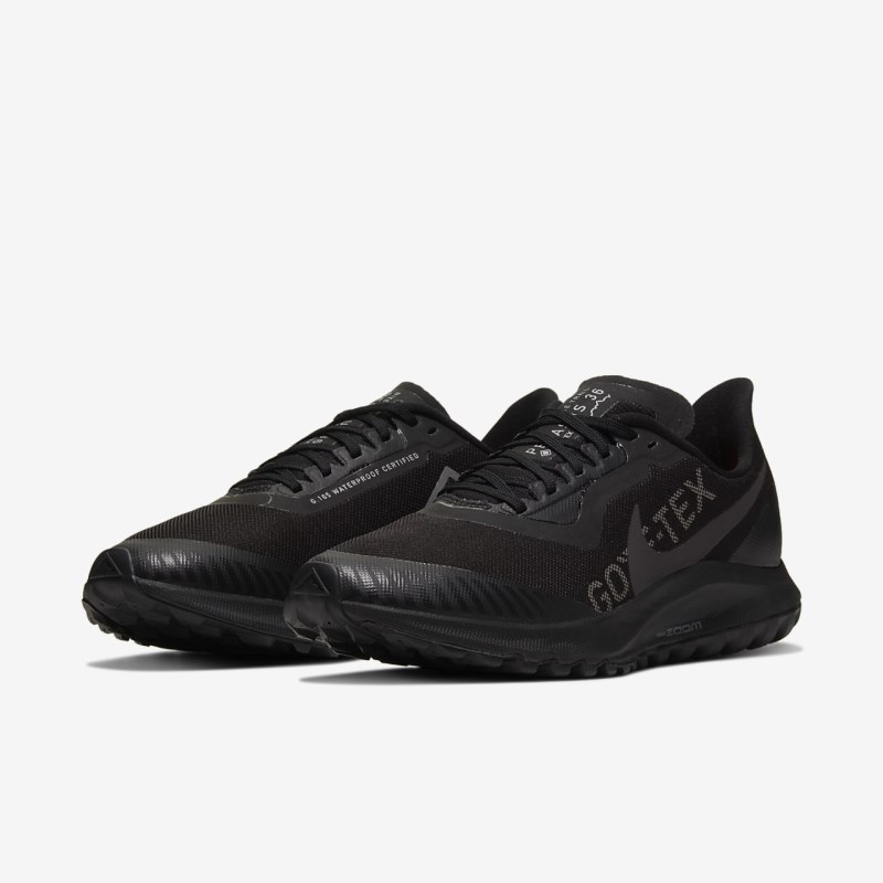 Nike Zoom Pegasus 36 Trail GORE-TEX Løbesko Dame Sort | XM9414-251